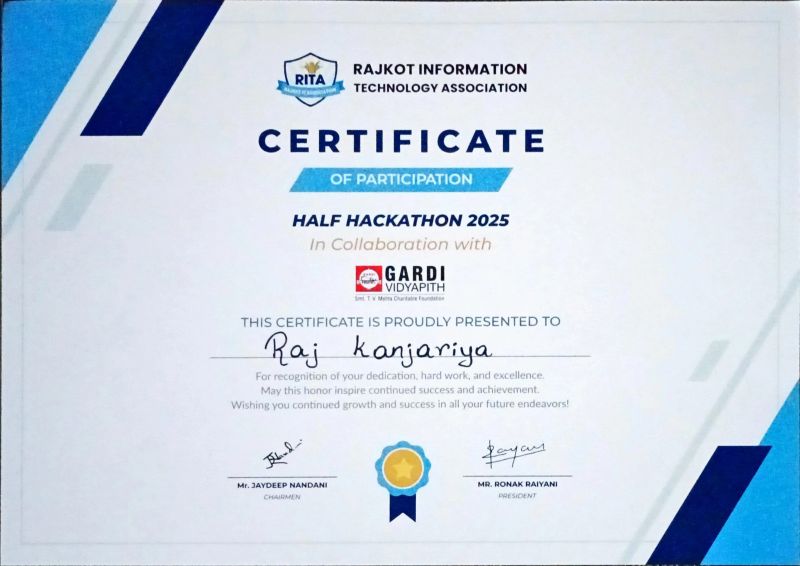 Garadi Hackathon Rajkot